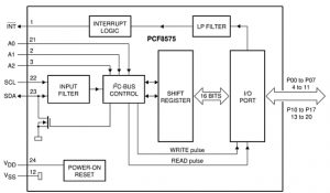 PCF8575 – Remote 16-bit I/O expander for ESP8266 – I2C-bus – P1