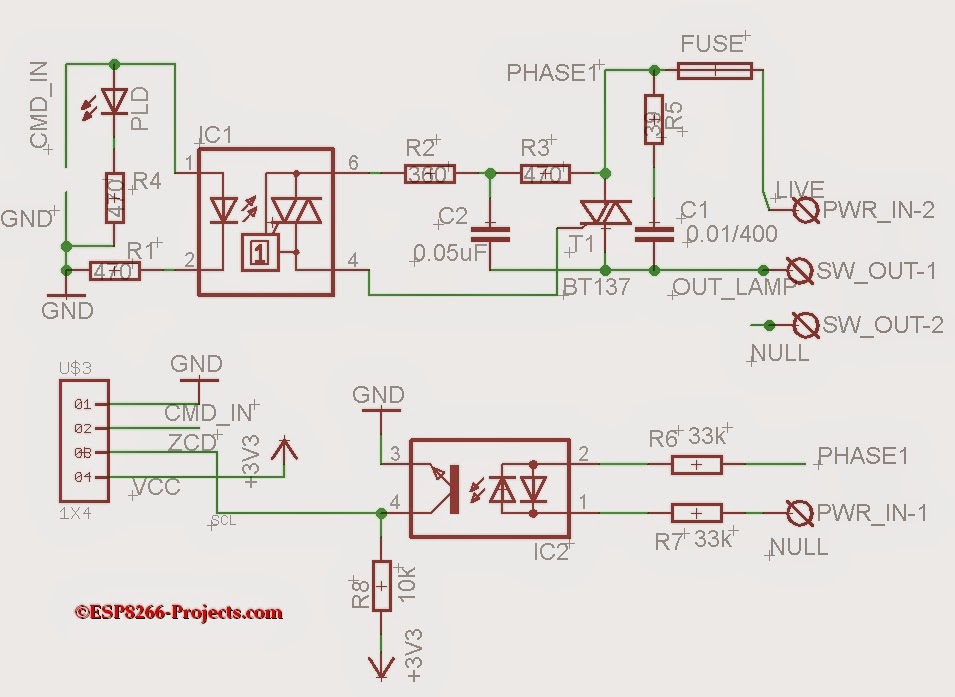 P3 – WIFI Mains Power Dimmer / Switch with CBDBv2 arduino digital input wiring 